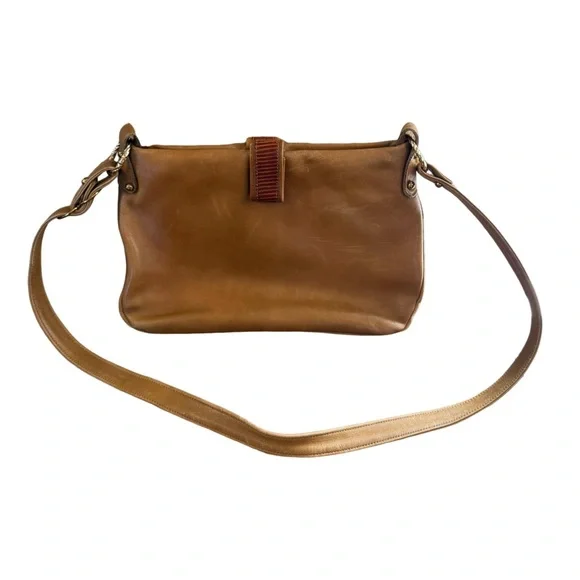 MISS TONY LAMA Genuine Leather Shoulder Bag / Boho Artisan Purse - Picture 6 of 10